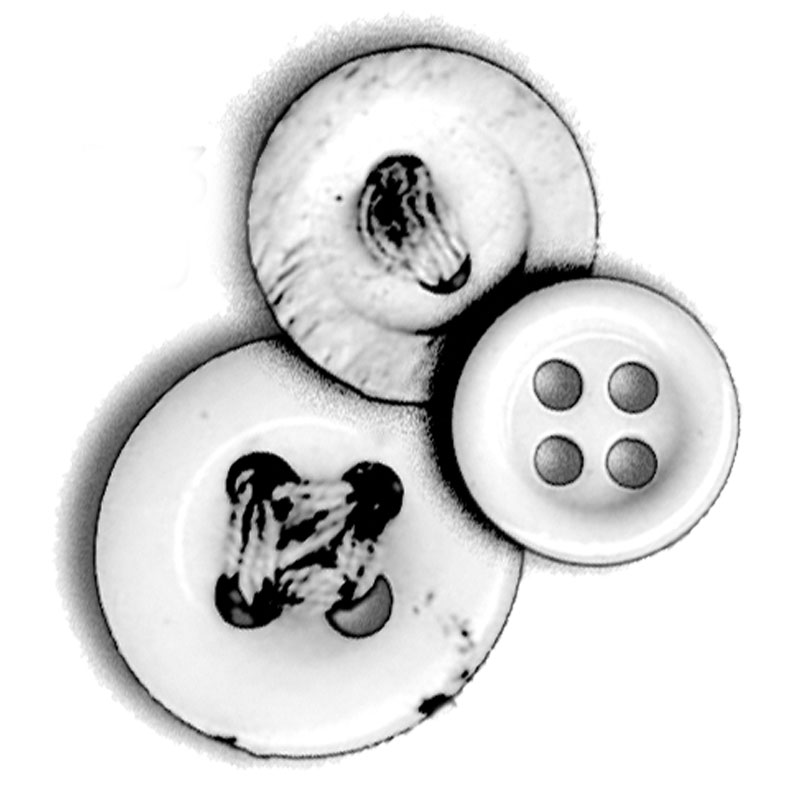 #1843 - 3 Buttons - Sewing